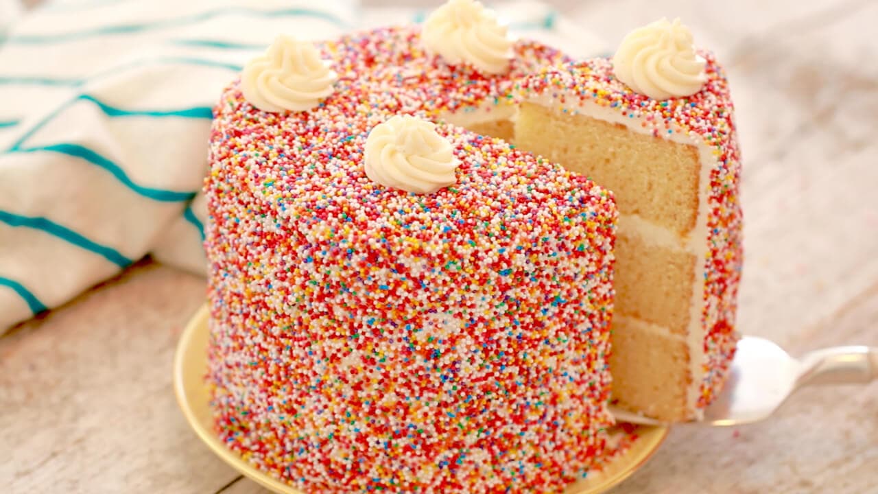 Gemma\'s Best-Ever Vanilla Birthday Cake Recipe | Bigger Bolder Baking