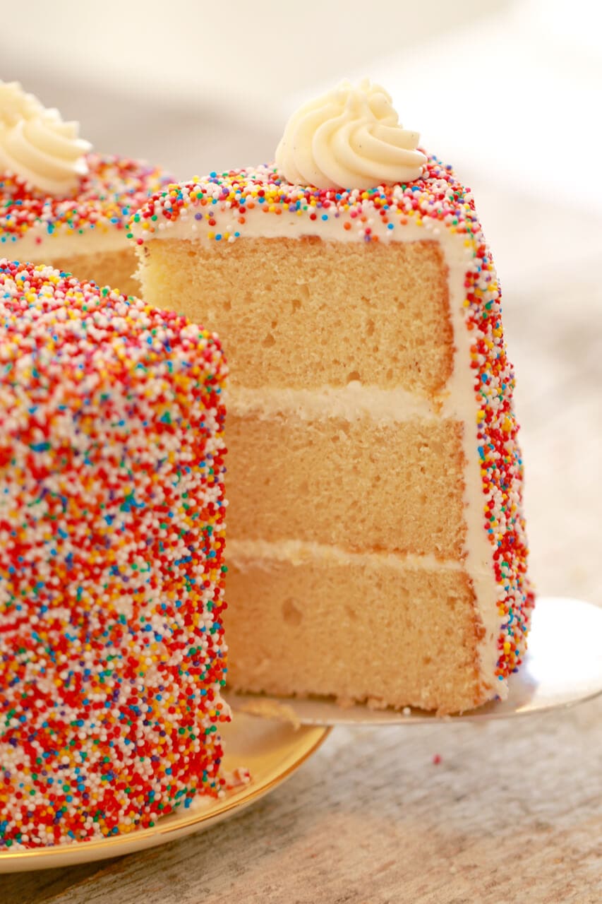 Vanilla Birthday Cake Recipe - Gemma's Bigger Bolder Baking