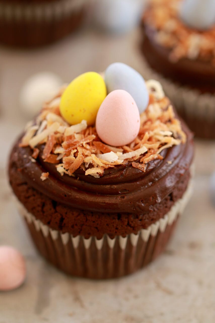 Flourless Chocolate Cupcakes