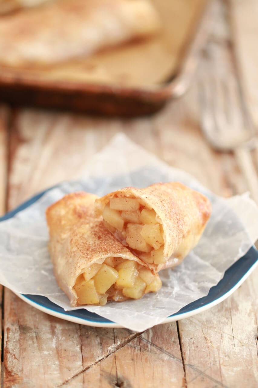 Apple Pie Egg Rolls - Gemma's Bigger Bolder Baking