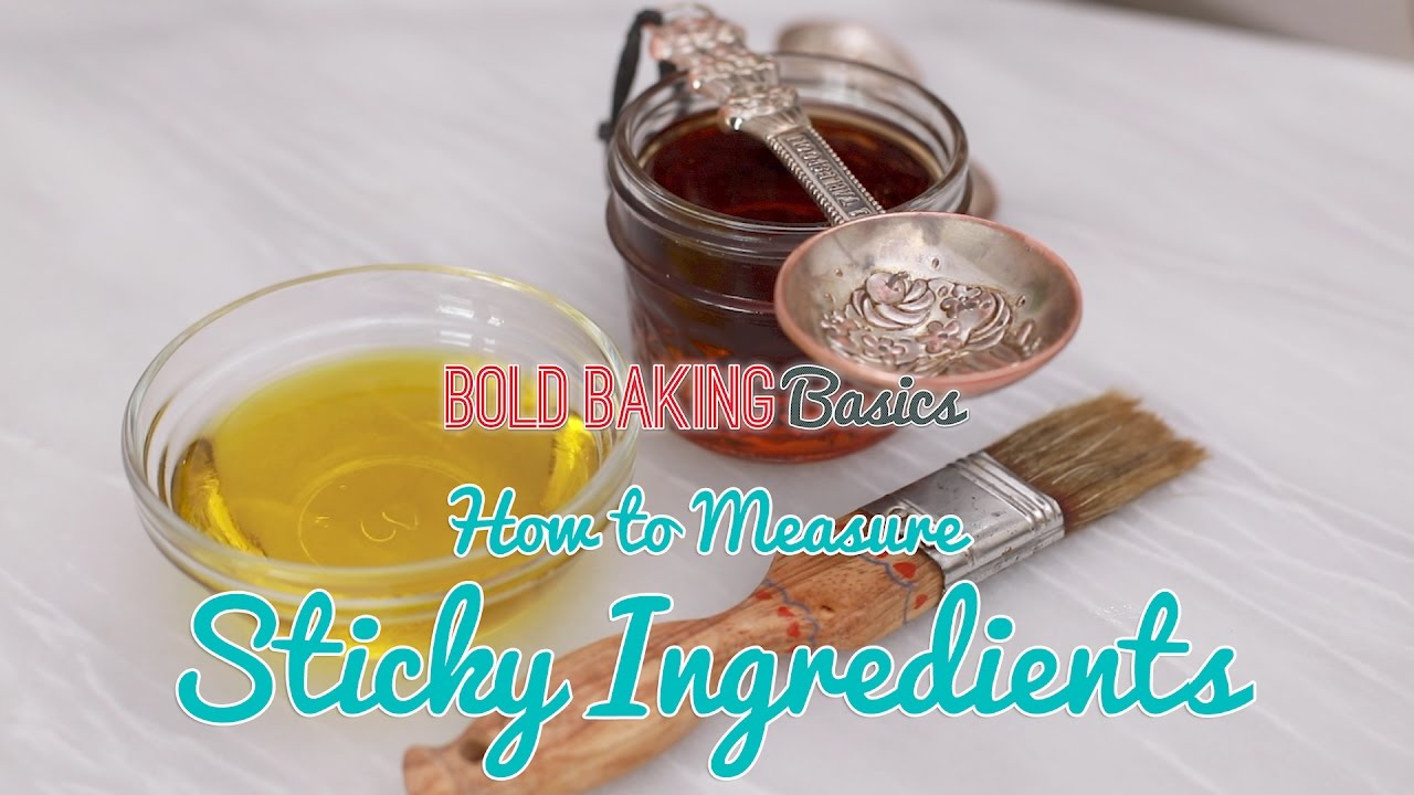 How to Measure Sticky Ingredients By Oiling Your Measuring Cups