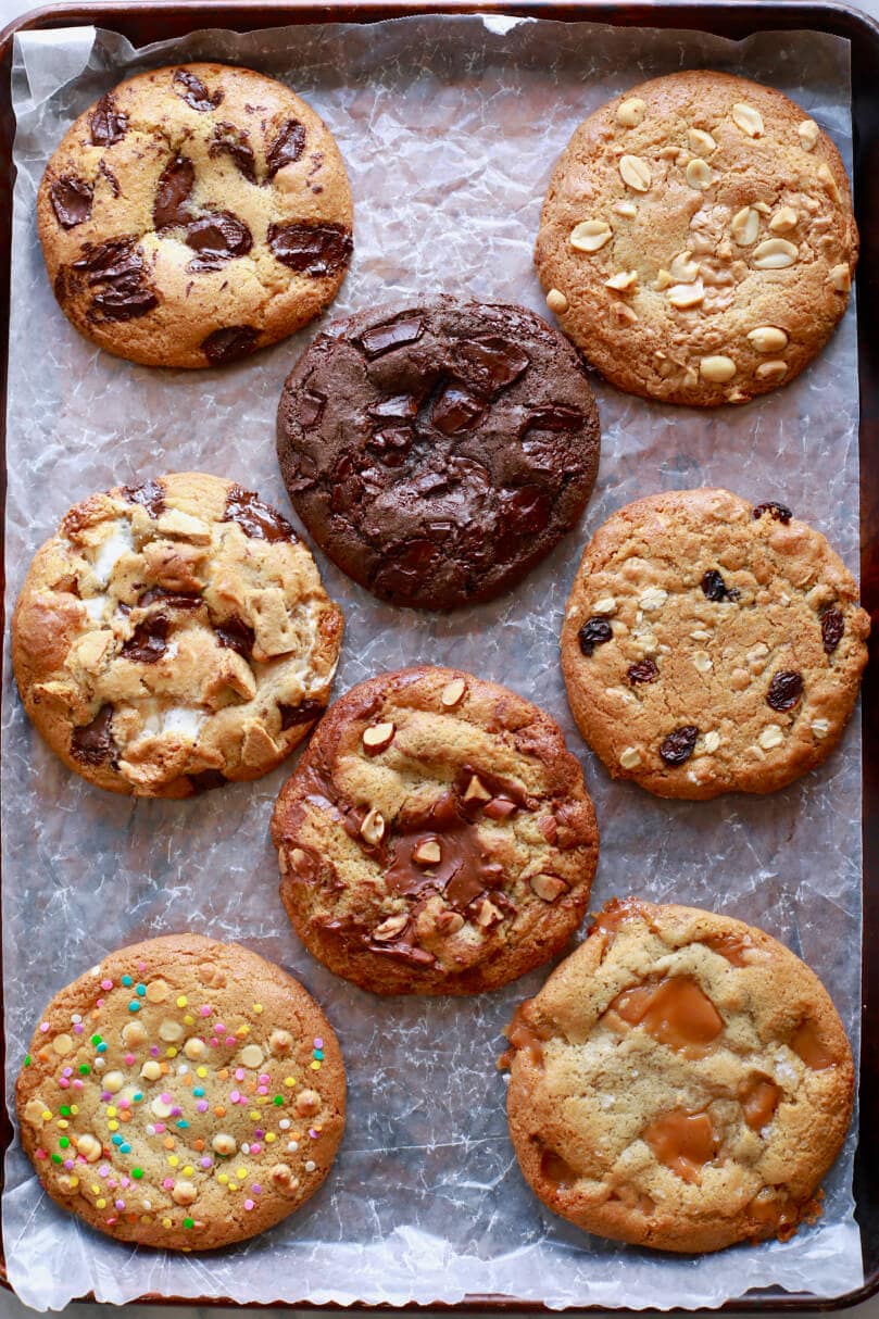 One Cookie Dough Seven Possible Flavors - The BakerMama