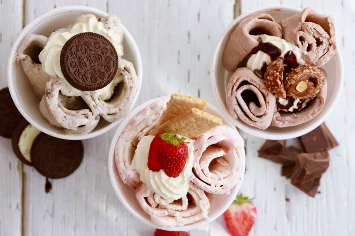 Descubrir 34+ imagen ice cream rolls receta
