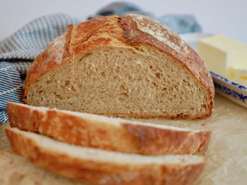 No Knead WHOLE WHEAT Sandwich Bread - Super Soft! - Mary's Nest