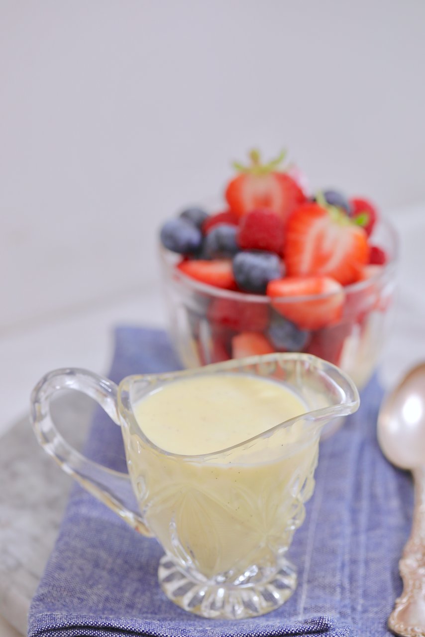 Foolproof Creme Anglaise Classic Vanilla Custard Sauce Recipe 