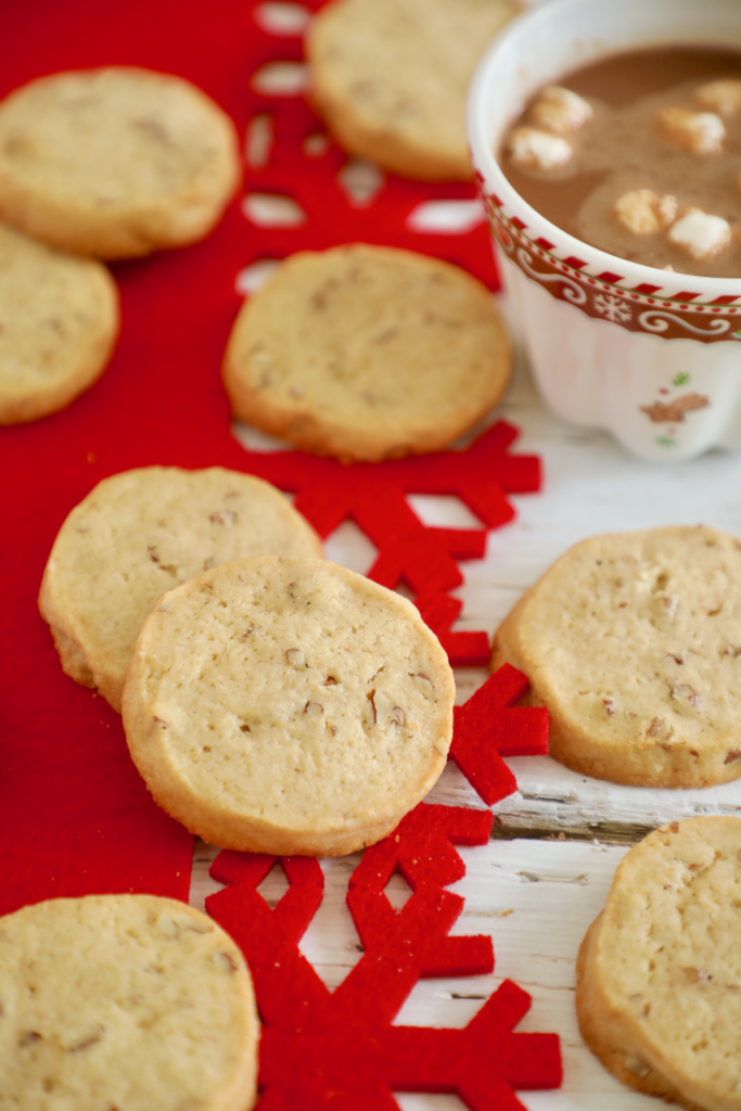 Butter Pecan Shortbread Cookies Recipe - Gemma’s Bigger Bolder Baking