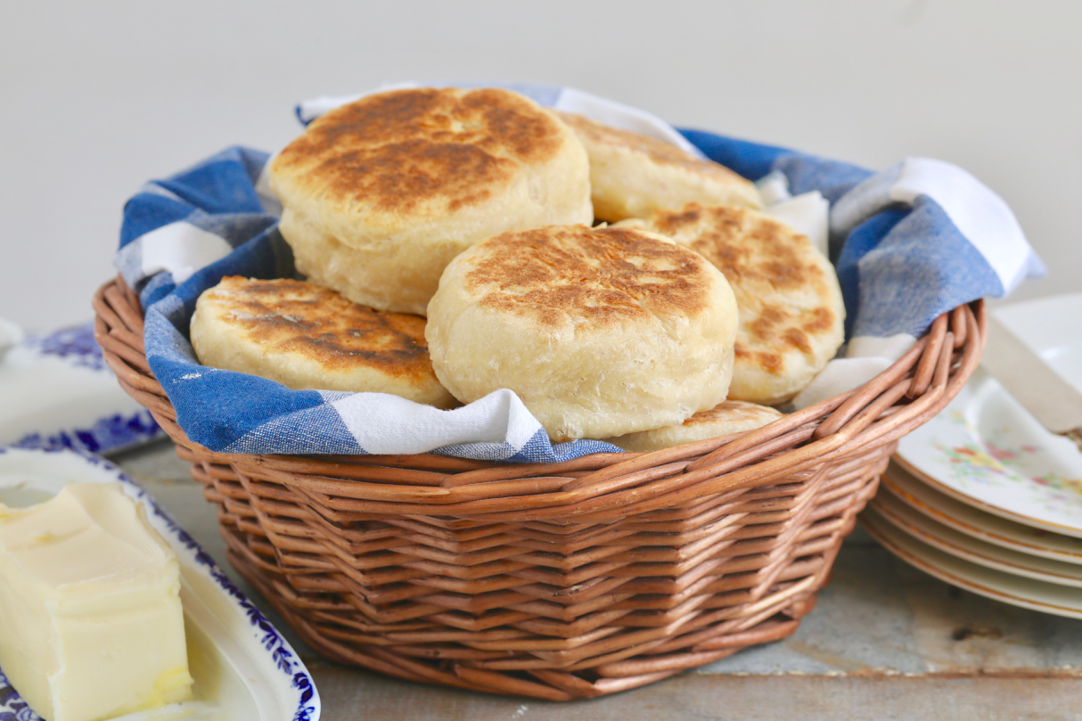 Homemade English Muffins Recipe (No Knead) | Bigger Bolder Baking