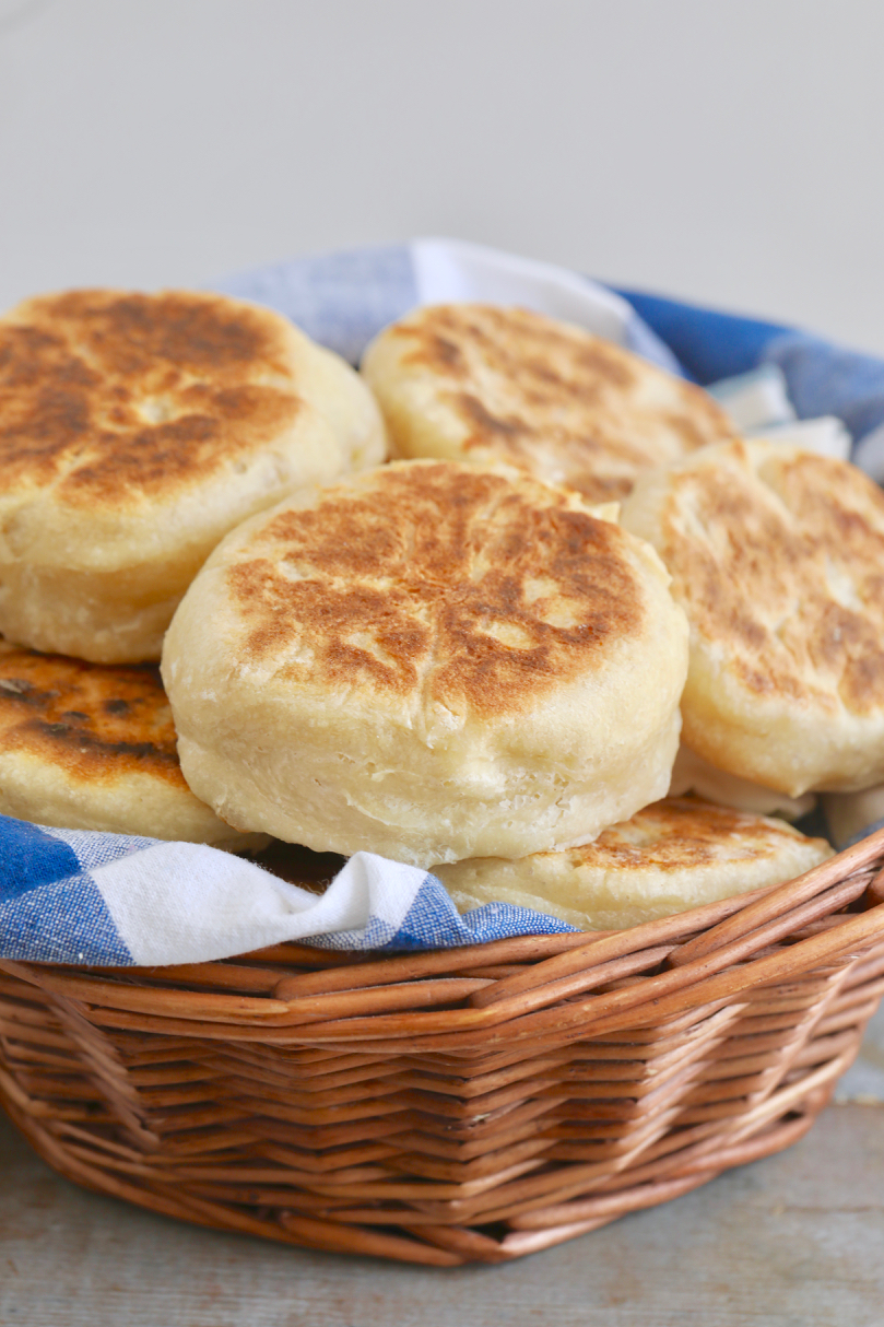 Homemade English Muffins Recipe (No Knead)