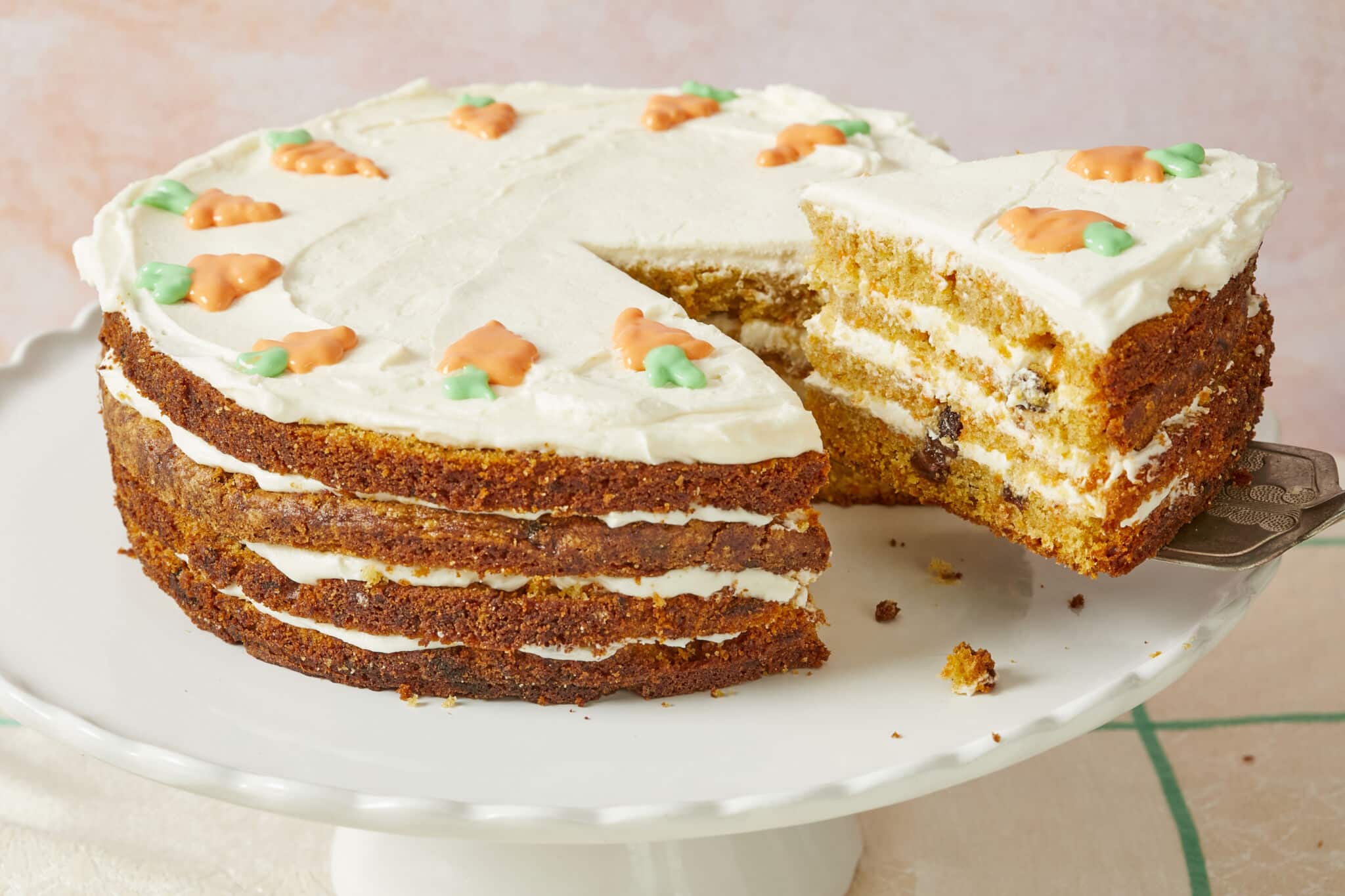 Old Fashioned Carrot Cake Recipe with Pineapple - Two Kooks In The Kitchen