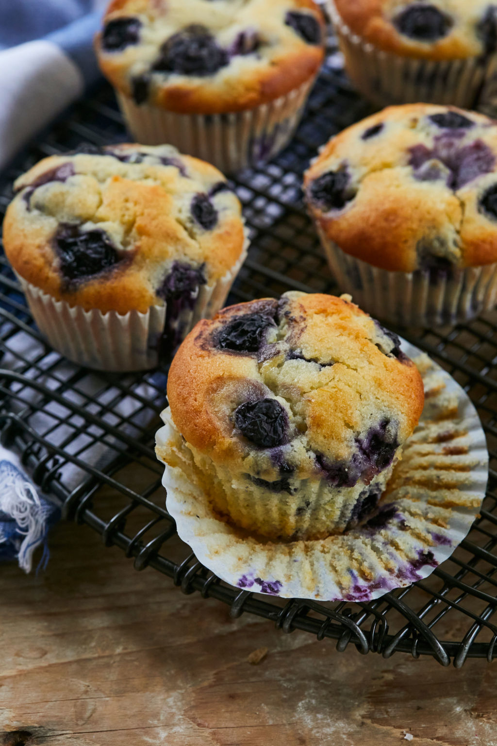 Bakery-Style Lemon Blueberry Muffins - Gemma’s Bigger Bolder Baking