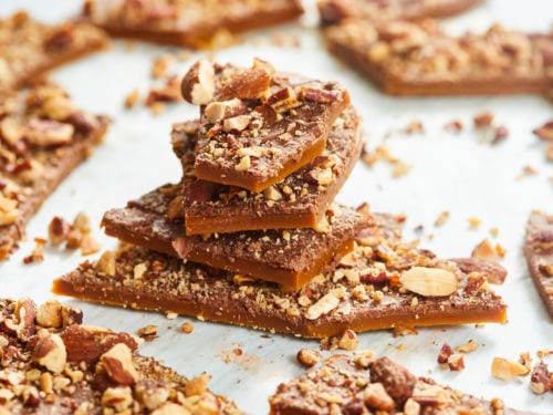 Butter Toffee with Pecans and Milk Chocolate - Five Silver Spoons