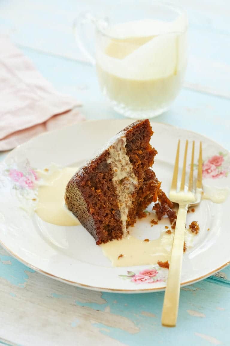 Old Fashioned Steamed Carrot Cake Pudding Bigger Bolder Baking