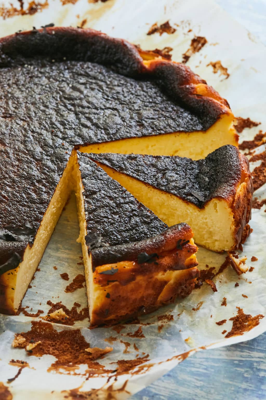 Burnt Basque Cheesecake - Gemma’s Bigger Bolder Baking