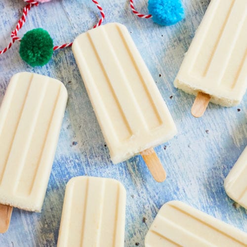 Pina Colada Dog Popsicles Recipe (2 Ingredients Only!)