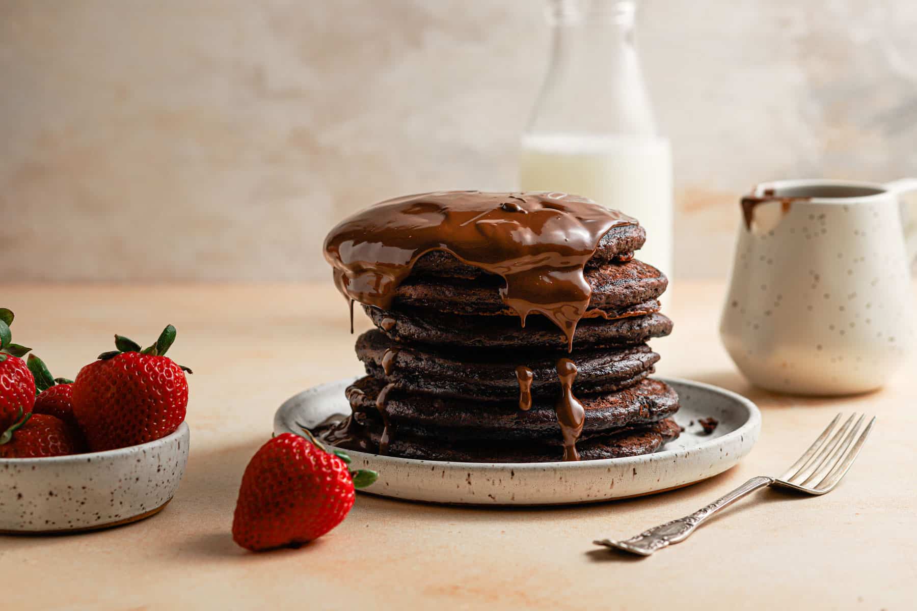 Chocolate Pancakes (With A Secret Ingredient)