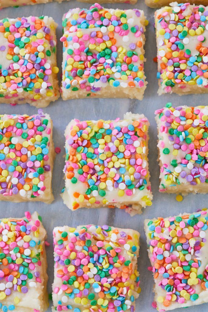 Old-Fashioned Birthday Cake Fudge - Gemma’s Bigger Bolder Baking