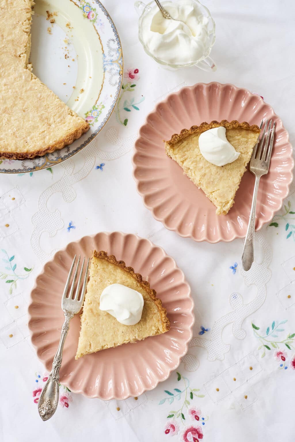 Creamy Coconut Custard Tart With Pâte Sucrée 4516