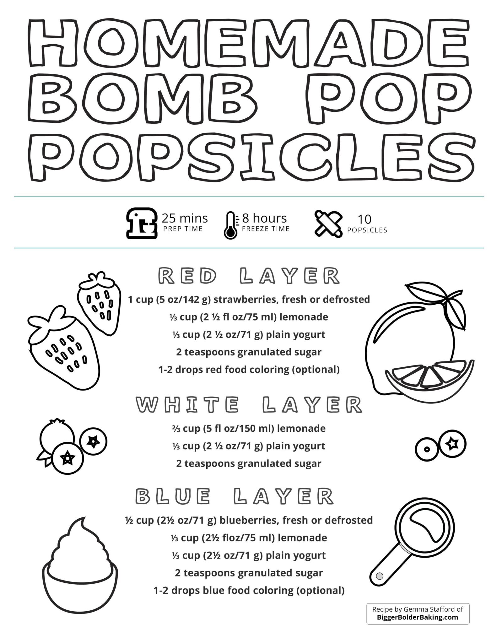 Homemade Popsicle Recipe for Kids