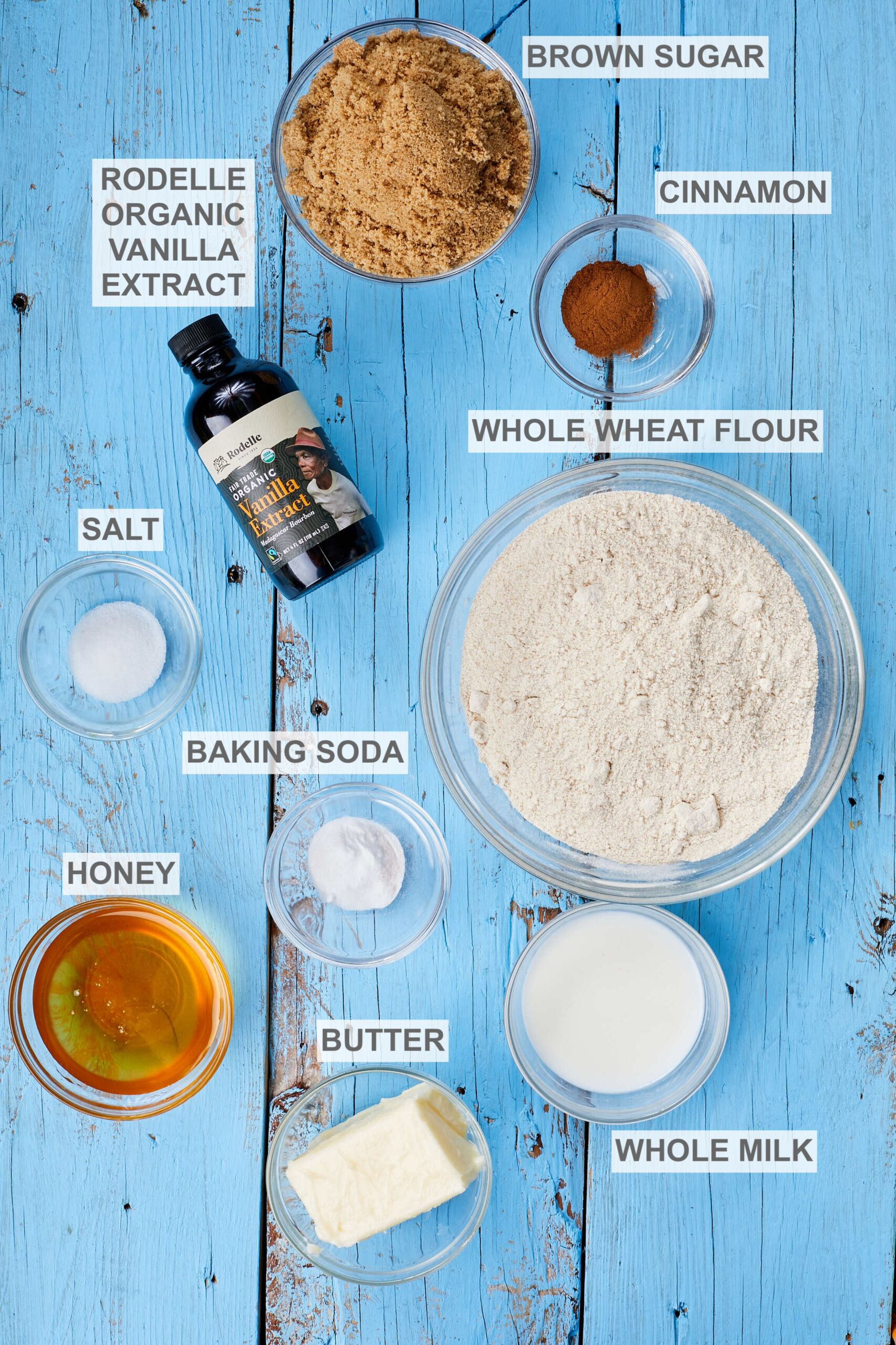 Ingredients of Homemade S'mores Bars Recipe