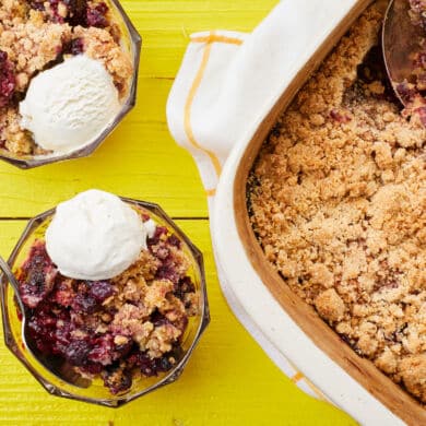 Mixed Berry Cobbler with Cake Mix